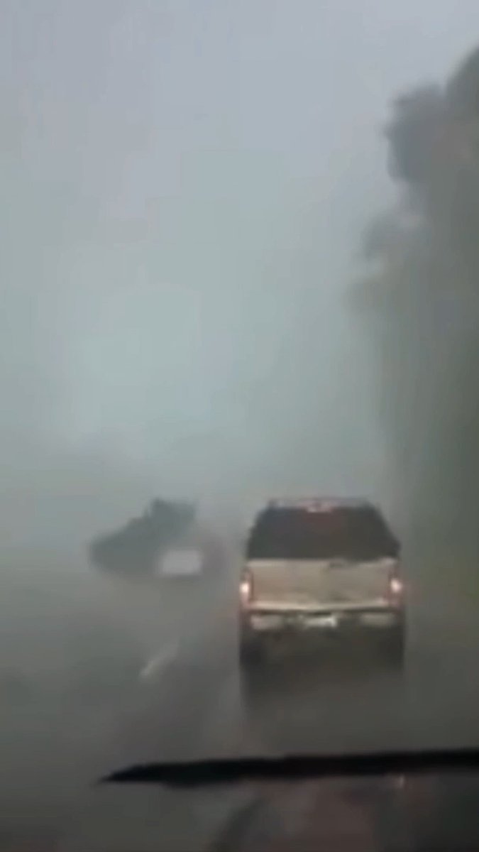 Hurricane Idalia's extreme winds flipped this car in seconds 😱 New #IntheEyeoftheStorm Sunday at 10P.