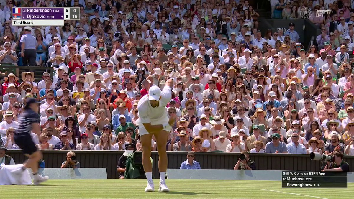 TAKE A BOW, NOVAK DJOKOVIC 👏