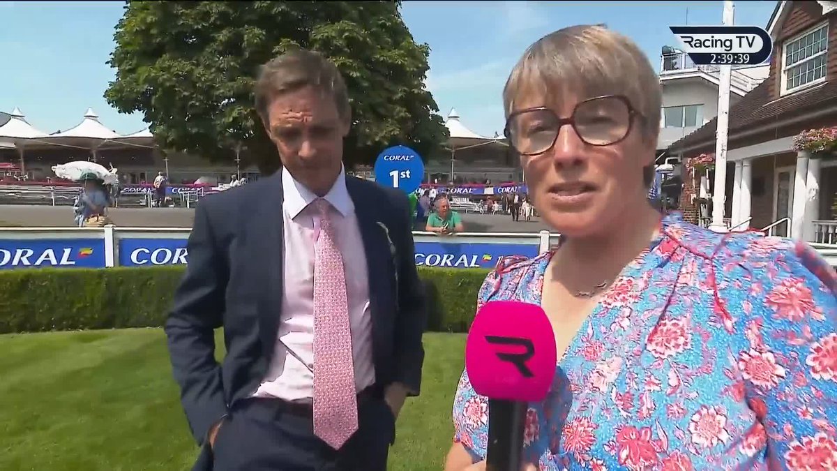 "I nearly fell off the stand in Ascot." Bint Archange bombed out in the Queen Mary in a "character-building" moment for Richard Hughes and team but the Ubettabelieveit filly has proven she's a good one today Sandown Park