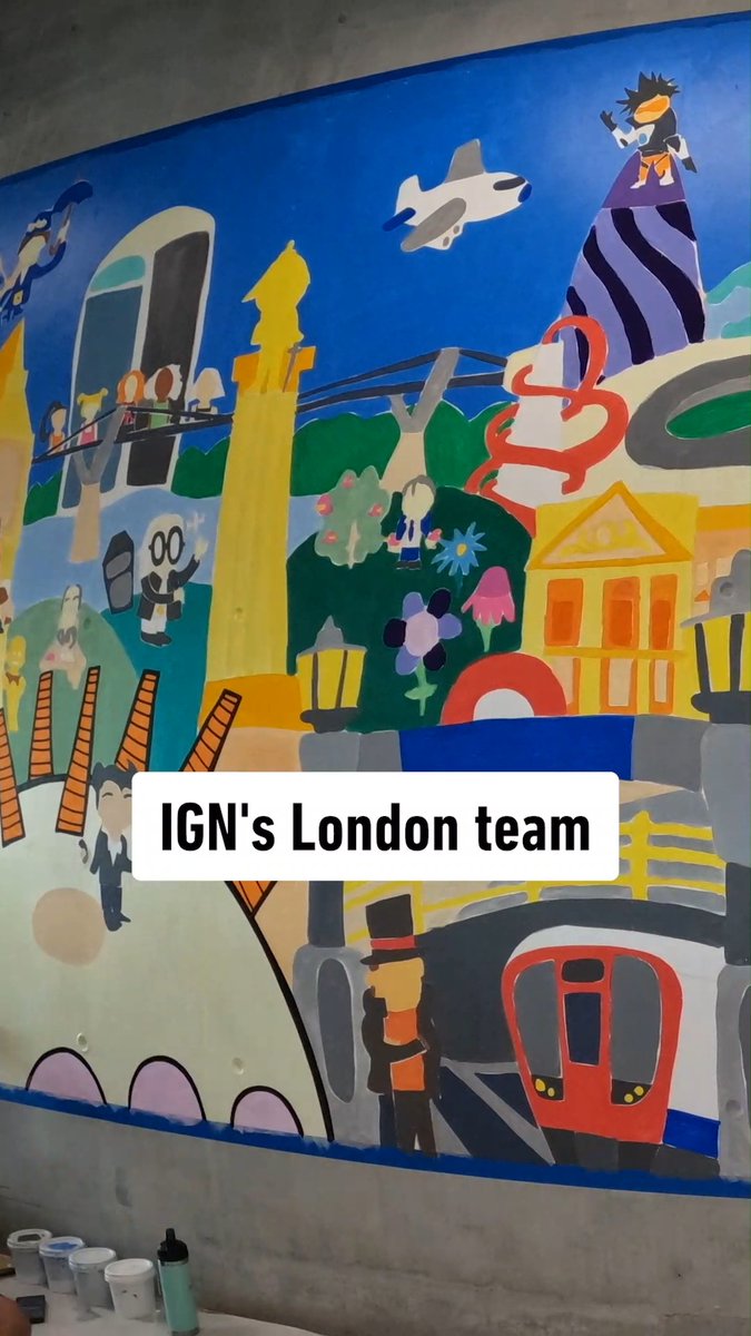 Thank you to Kev Munday for the artwork welcoming IGN's London team into the office every morning.