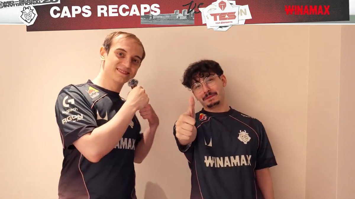 BB is ready to 1v1 Zeus 😎 Our first MSI Caps Recaps with Rasmus Winther and Sergen Çelik