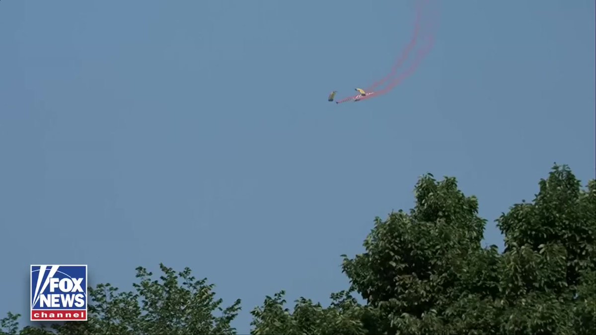 The skies are officially open at the Great American State Fair. The U.S. Army Golden Knights and U.S. Navy Leap Frogs kicked off the celebration with a breathtaking parachute demonstration, soaring overhead before landing in front of the crowd to start the festivities in patriotic fashion.