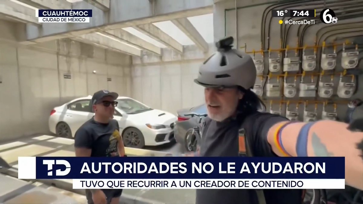 ▶️ Martín encontró la bicicleta que le fue robada en marzo pasado en una casa de empeño de la colonia Guerrero, en la alcaldía Cuauhtémoc; Arturo Hernández, fundador de Los Supercívicos, lo ayudó a recuperarla. 📺 #TelediarioMatutino con Ana Laura Alanís, Liliana S. 💜 y David Medrano Mora ⭐
