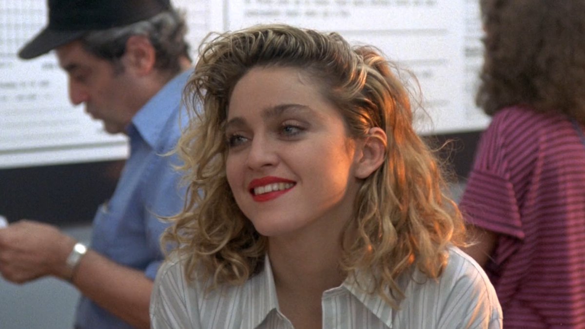 Madonna in DESPERATELY SEEKING SUSAN (Susan Seidelman, 1985.)