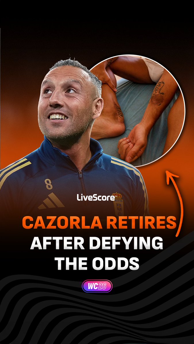 From defying the odds to taking his boyhood club to glory, Santi Cazorla has officially retired from football 🪄🥹