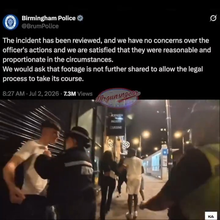 A video of the Birmingham, UK police practicing some "modern UK" two tier policing has been going viral and they've made several statements asking people not to share it. I don think so, mate 🇺🇸 Share accordingly... #CityLife #TwoTierKier #crime #war #police #birmingham #migrants #diversity #unitedkingdom #mate #invasion #enrichment #urban #cops #caliphate #BirminghamPolice