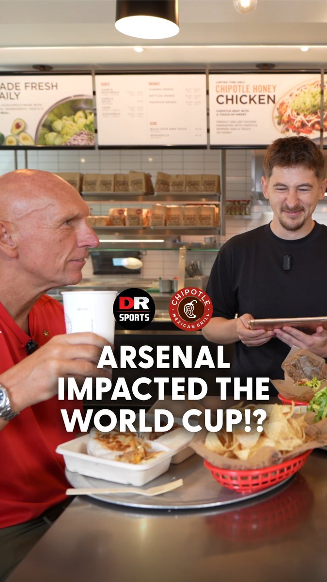 Are Arsenal’s set-pieces having a negative impact on this World Cup!? 🤔 🚨WIN £100 Chipotle Credit + a FREE football shirt of your choice – just be the first fan to say ‘REAL TAKES’ on Monday at the till in Chipotle UK Charing Cross! Chipotle Credit can be used across all UK stores. Full T&Cs apply: #LetsBeReal