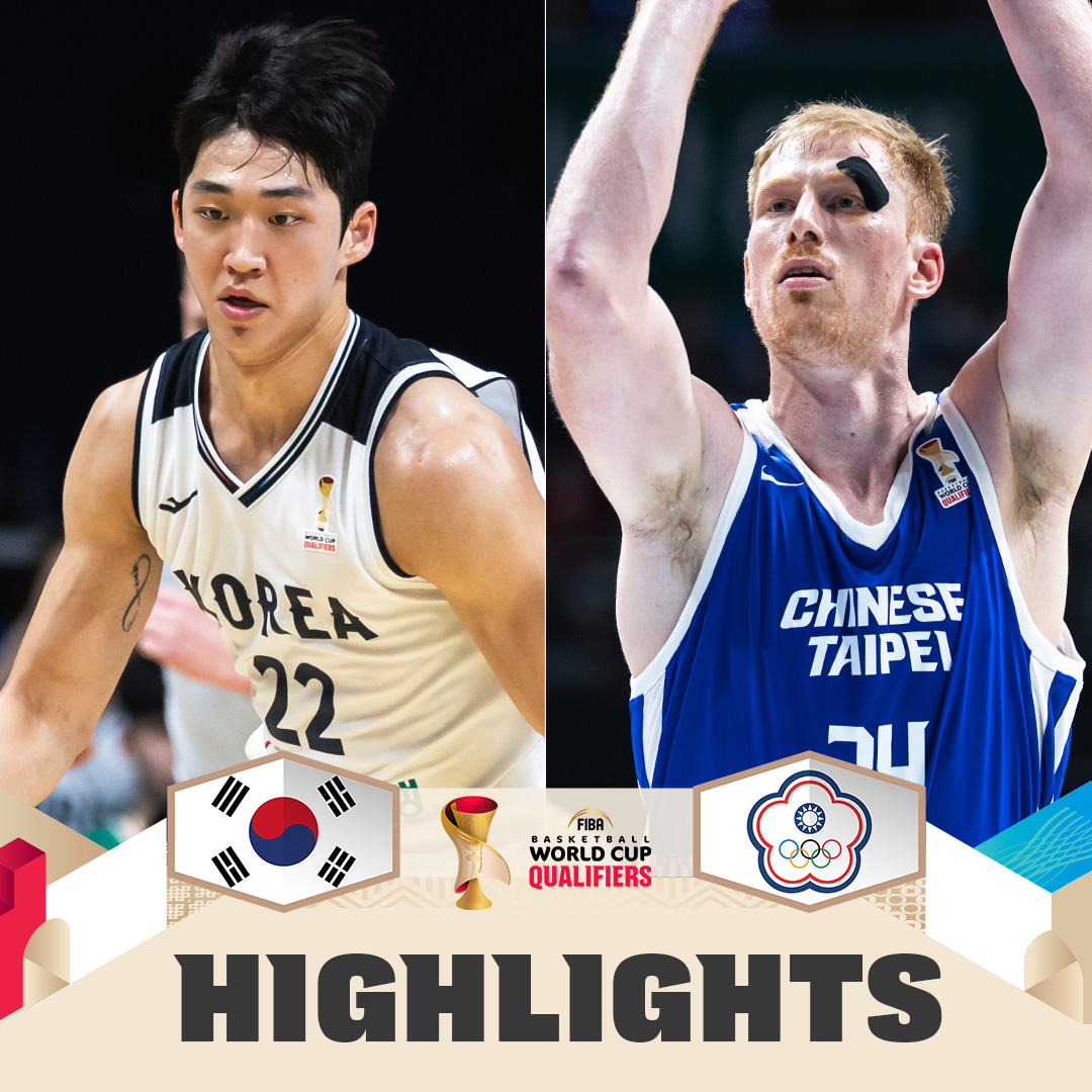Chinese Taipei mounted a massive rally from 19 points down to complete a come-from-behind win in OT against Korea 🎬 #FIBAWC x #StepItUp
