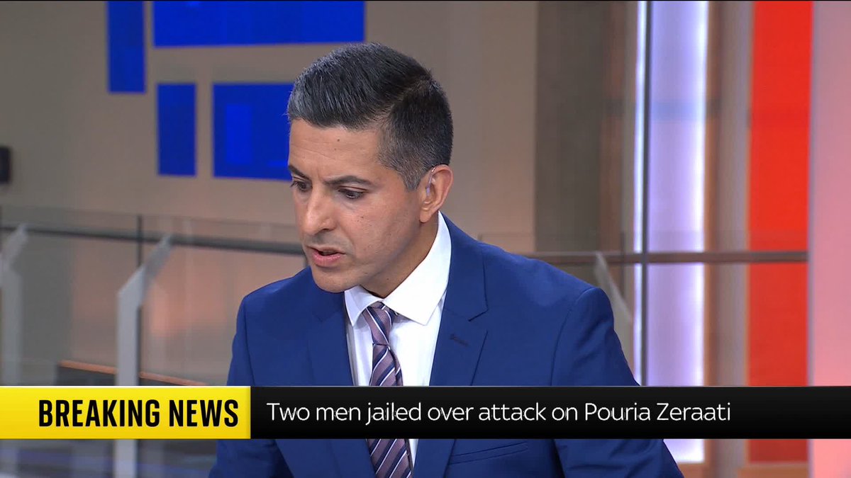 BREAKING: Two men recruited by Iran jailed for stabbing Iranian TV presenter, Pouria Zeraati, on London street 📺 Sky 501, Virgin 602, Freeview 233, and YouTube