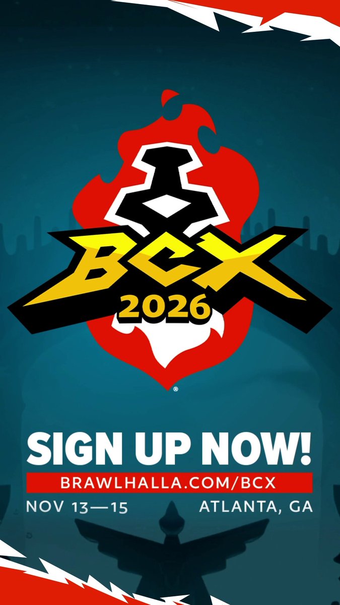Brawlhalla World Championships returns November 12-15th! This is your chance to step into the arena, test your skills, and become a legend. Sign up and claim your spot at the Brawlhalla World Championships Expo!