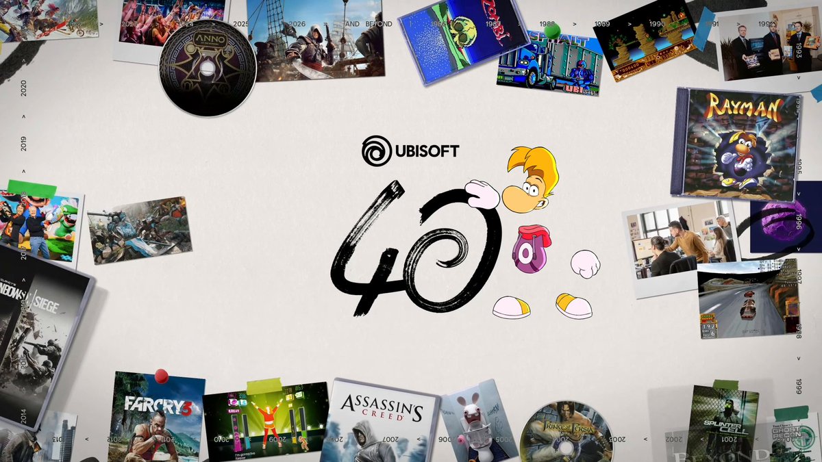 Notre histoire démarre en 1986... 🚀 Cette année, nous fêtons 40 années remplies d'histoires et de mondes inoubliables ! 🎮🔥 MERCI à toutes les personnes qui ont contribué à rendre cette aventure incroyable 🫶