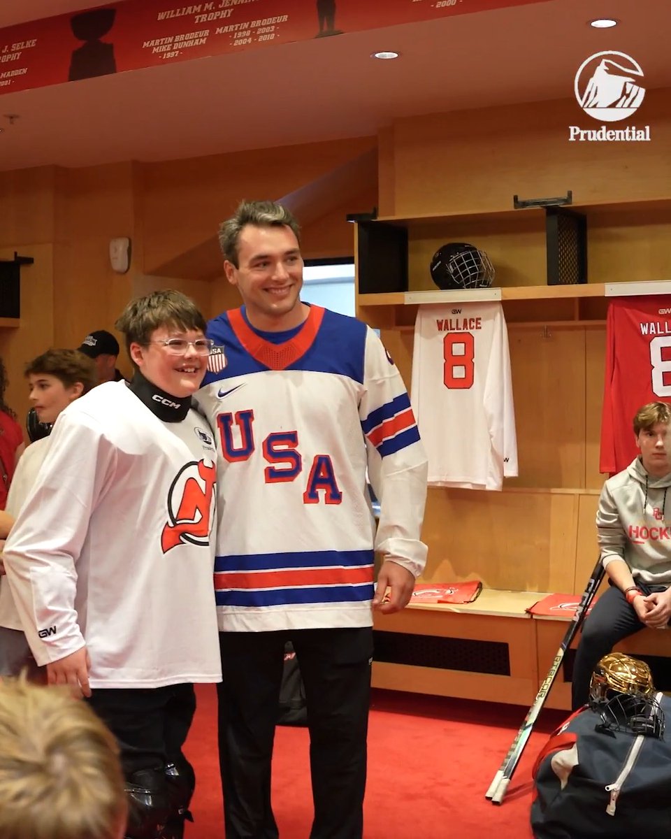 Bringing that red, white, and gold medal spirit back to his roots. USA Hockey three-time Paralympic Gold Medalist Jack Wallace joined Prudential and our team to donate 10 new sleds and 100 new helmets to our local disabled hockey community.