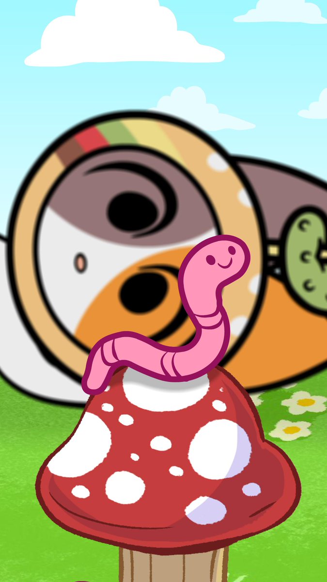 Oh to be a worm on a lil mushroom...