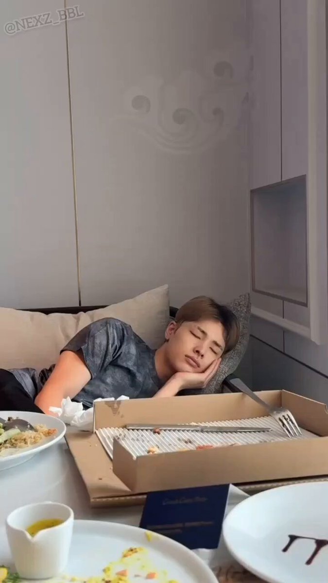 🫧🐾260703 | 11:48 PM ( KOR ) *video sub eng* Haru-chan passed out after we got to the hotel and had lunch He acts cute even while sleeping