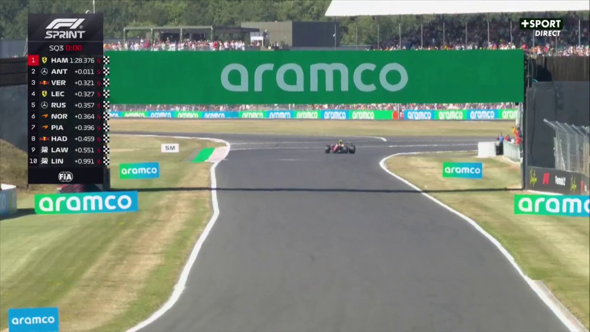 LEWIS HAMILTON EN POLE DE LA COURSE SPRINT ! 🔥 Le Britannique devance Antonelli et Verstappen ! 🇬🇧 #BritishGP #F1