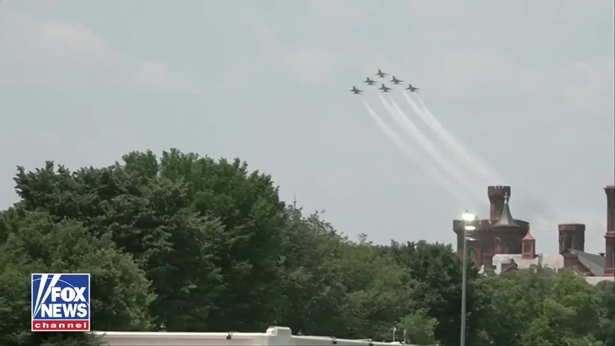 WATCH: Spectators at the Great American State Fair pause to watch U.S. fighter aircraft thunder across the sky.