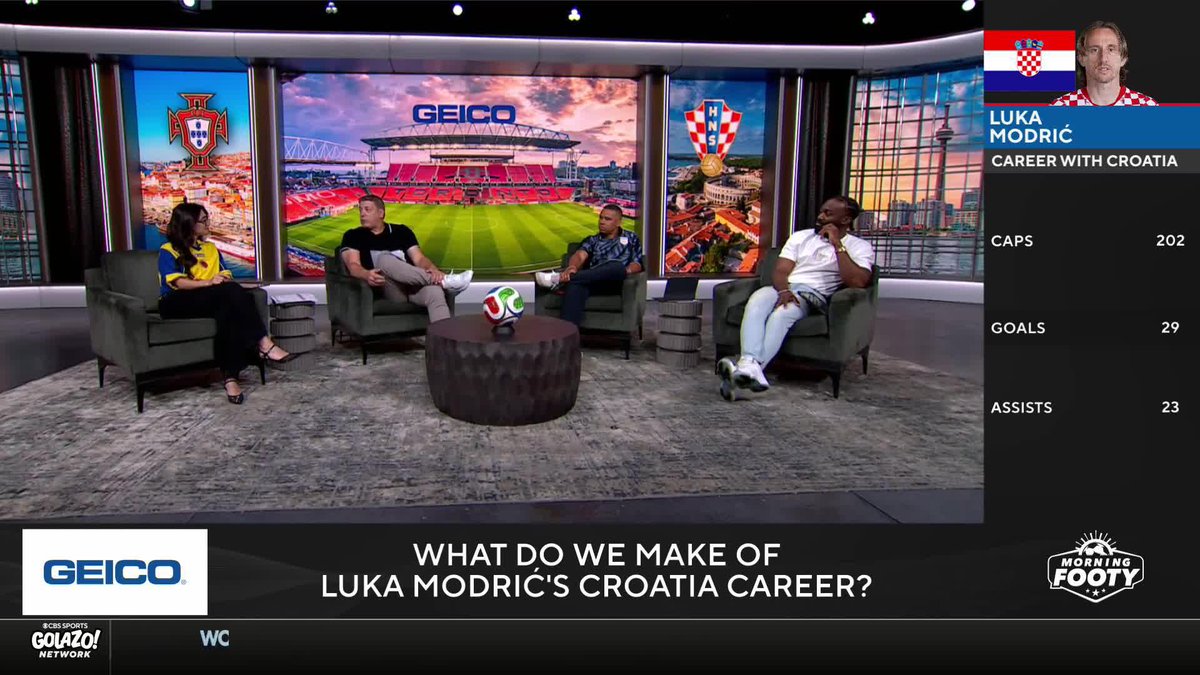 "We need to really appreciate that he's been doing this for two decades." 🇭🇷 JayDee Dyer and Tony Meola reflect on Luka Modrić's remarkable career for club and country and where he ranks among the all-time great midfielders ⭐️