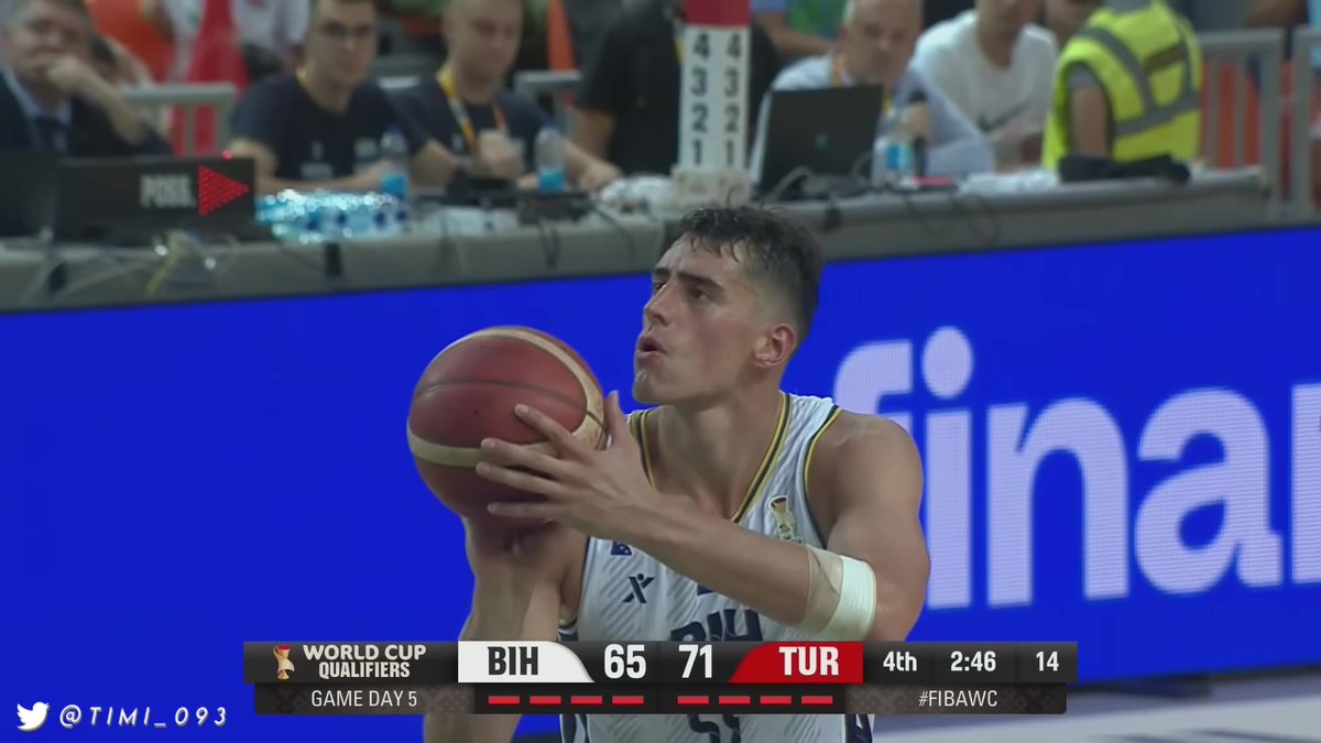 I missed this yesterday but Luka Garza also played in the FIBA World Cup 2027 European Qualifiers 👀 He got team-high 27 points (9-14 FG, 8-9 FT) to go with 8 rebounds and 2 blocks in 23 minutes off the bench for Bosnia and Herzegovina in their 75-82 loss against Turkey: