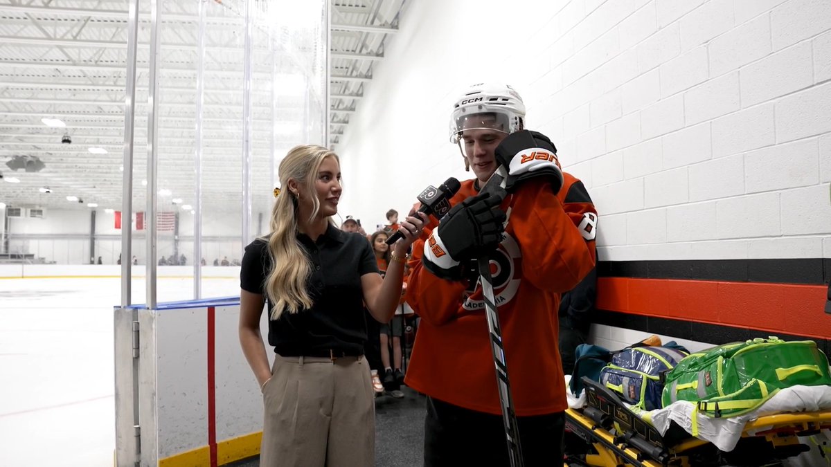 Denver Barkey was nails for his 3-on-3 team. 💪 #LetsGoFlyers | Kendall Skalicky
