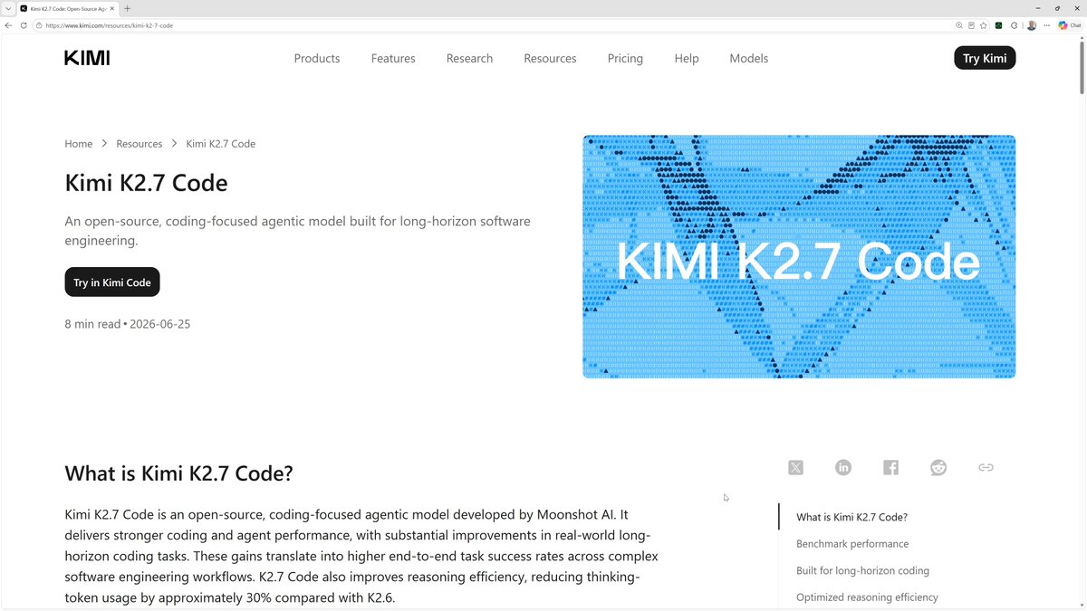 Kimi K2.7 Code is the first open-weight model you can select in the GitHub Copilot model picker. What does that mean for you? Burke Holland explains how this low-cost, high-performance model gives you more choice and flexibility in your workflow. ▶️