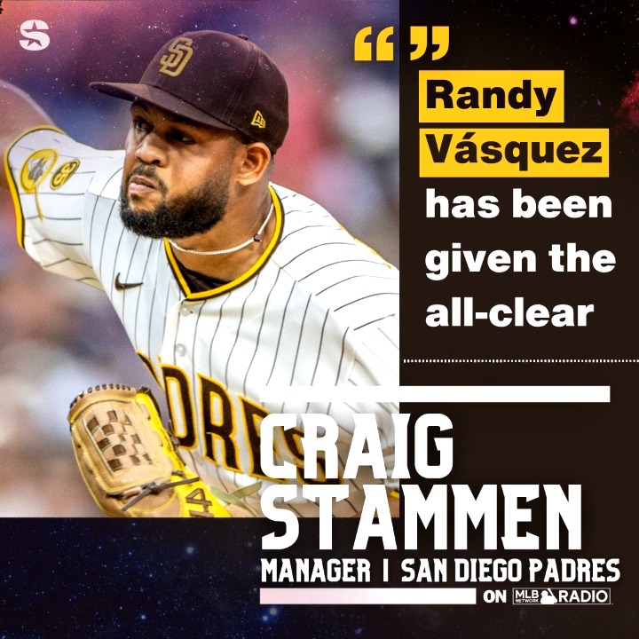 "X-rays were negative and all tests came back pretty clean." Craig Stammen shares great news on Randy Vásquez, who was hospitalized after fainting at Dodger Stadium. San Diego Padres | #ForTheFaithful 🔗