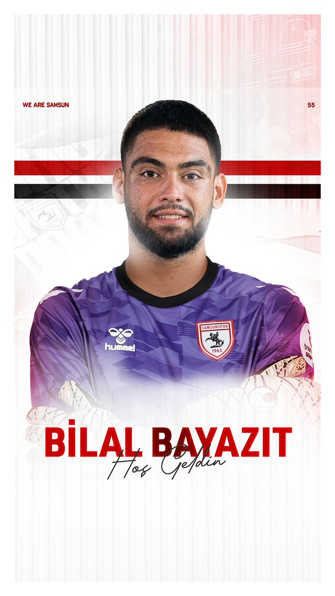 Bilal Bayazıt da Samsunspor ailesinin bir üyesi! ❤️🤍 Ailemize hoş geldin Bilal! 🤝 #Samsunspor #AtatürklüArma #BilalBayazıt