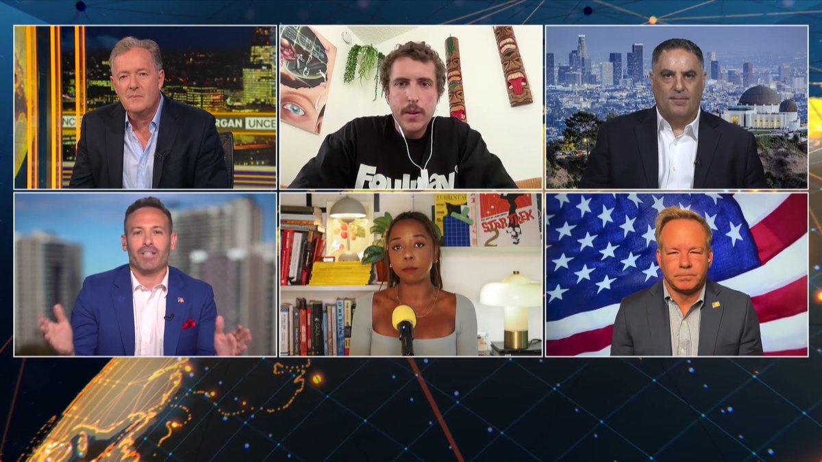"Are you proud to be an American or not?!" Watch more Piers Morgan's debate on America turning 250 - and let us know what makes YOU proud to be an American!👇 📺 Piers Morgan | Briahna Joy Gray | Adam 🆘 Sosnick
