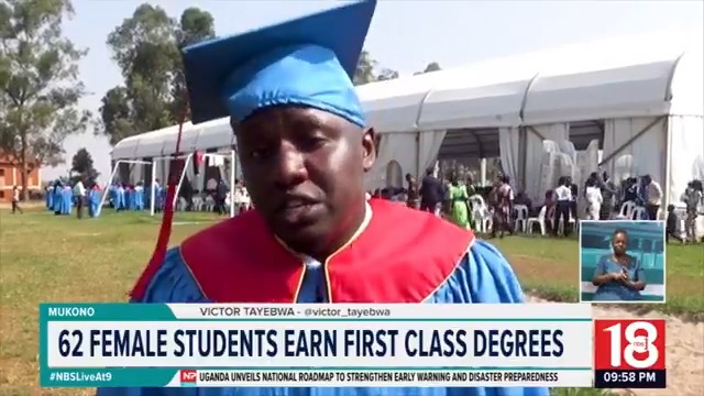 The former archbishop of the Church of Uganda Luke Orombi has urged graduates to lead with integrity, discipline and service to society. sseryazi herbert #NBSLiveAt9 #NBSUpdates