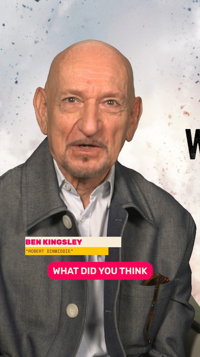 What does Sir Ben Kingsley look for in a script? #YoungWashington