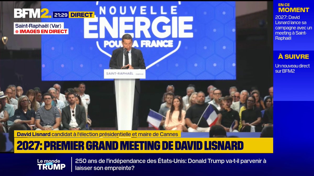 💬"La France ne trie pas les Français contrairement à ce que veut faire monsieur Mélenchon" déclare David Lisnard, candidat à l'élection présidentielle de 2027 et maire de Cannes
