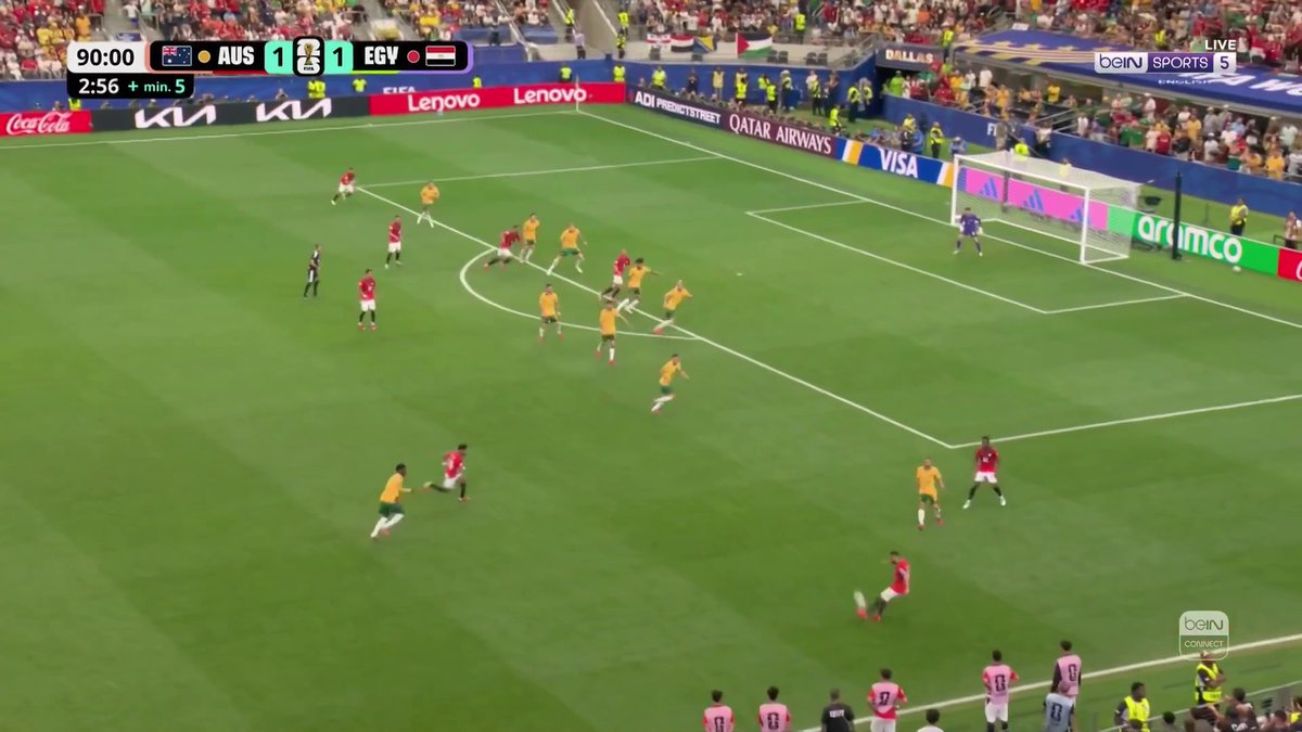 What a save from Patrick Beach to deny Egypt a stoppage-time winner 🧤👏 Off to extra-time we go ⏱️ #FIFAWorldCup | #beINWC26 | #Australia