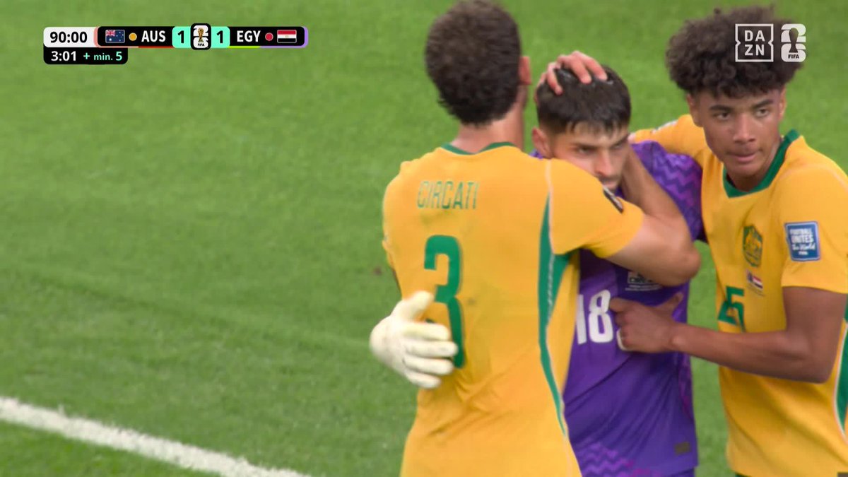まさに神セーブ！！ 後半AT、守護神ビーチ🇦🇺が驚異的な反応でチームを救う🔥 🏆️#FIFAワールドカップ ラウンド32 🆚オーストラリア×エジプト 📱#DAZN ライブ配信中 #本気で楽しむならDAZN コカ･コーラ