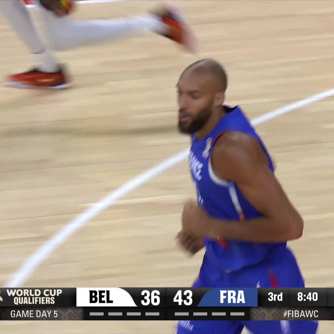 Yabusele 🤝 Gobert ✔️ #FIBAWC x Équipes de France de Basket