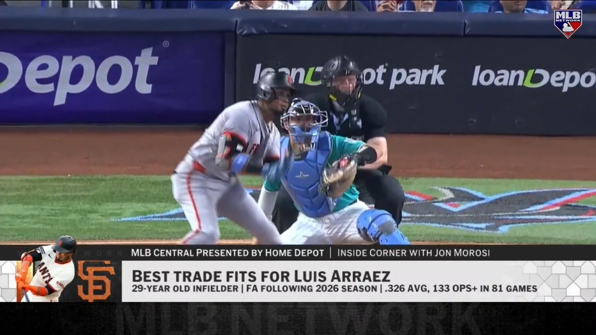 .Jon Morosi on Luis Arraez's trade market: "I would highlight most of all the Texas Rangers..."