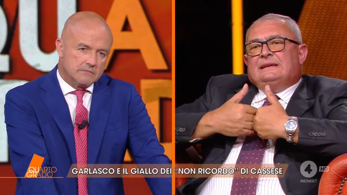 "Potevo cambiare versione ma, per dignità di uomo e militare, dico che non la ricordo perché è così" A #Quartogrado parla il colonnello Cassese