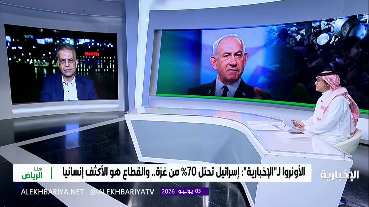 متحدث وكالة الأونروا "عدنان أبو حسنة": من يزور منطقة تل السلطان في رفح يعتقد أنها أحد أحياء مدينة الرياض؛ لما تضمه من مشاريع سعودية شملت الأحياء والمدارس والمنازل والعيادات في غزة.