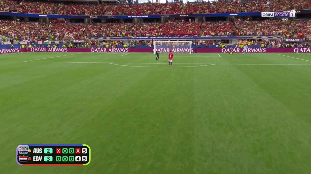 🎯⚽️ شاهد الركلة الترجيحية الحاسمة التي منحت منتخب مصر بطاقة العبور إلى دور الـ16 على حساب أستراليا، بعد مواجهة مثيرة حُسمت بركلات الترجيح #كأس_العالم2026 | #مونديال2026 | #كأس_العالم #FIFAWorldCup2026 | #FIFAWorldCup | #beINWC26