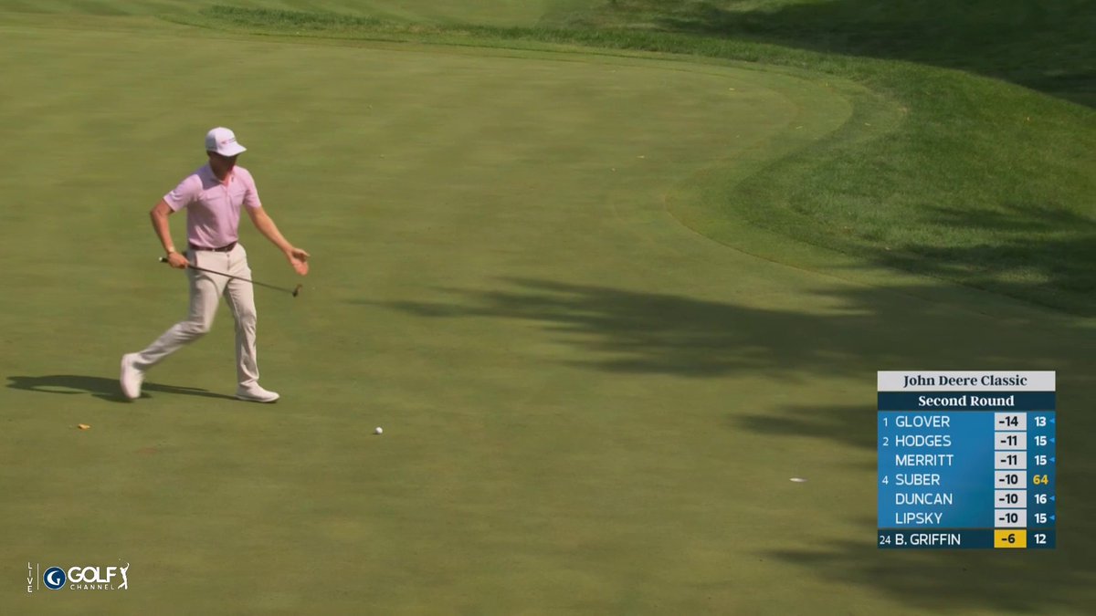 Ben Griffin's got a little two-step in the putting routine 😂🕺