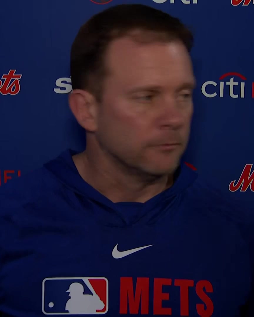 "Certainly believe that when it comes to A.J.'s skillset, it's more of a very top of the order type skillset. In Carson's case, it's kind of a middle of the order type bat." Andy Green talks about A.J. Ewing leading off and Carson Benge hitting fifth in the Mets' lineup tonight: