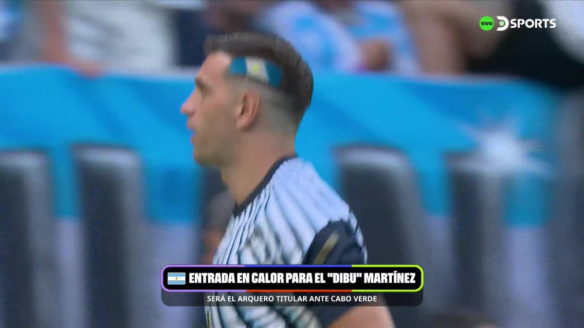 Atención al look de Dibu Martínez... 🇦🇷😅