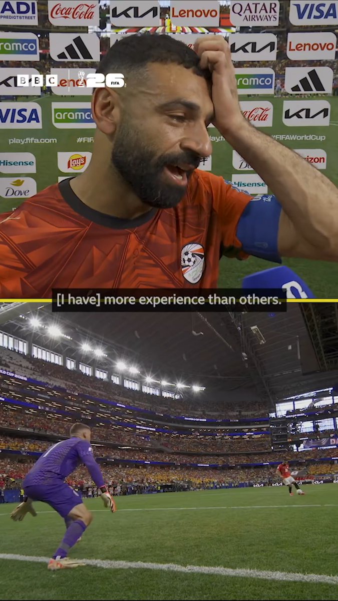 Tears of joy from Mohamed Salah 🇪🇬🥹