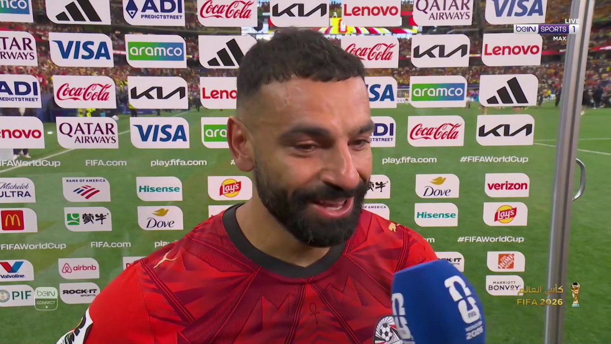 محمد صلاح: "لقد صنعنا التاريخ" #كأس_العالم2026 | #مونديال2026 | #كأس_العالم #beINWC26 | #FIFAWorldCup2026 | #FIFAWorldCup