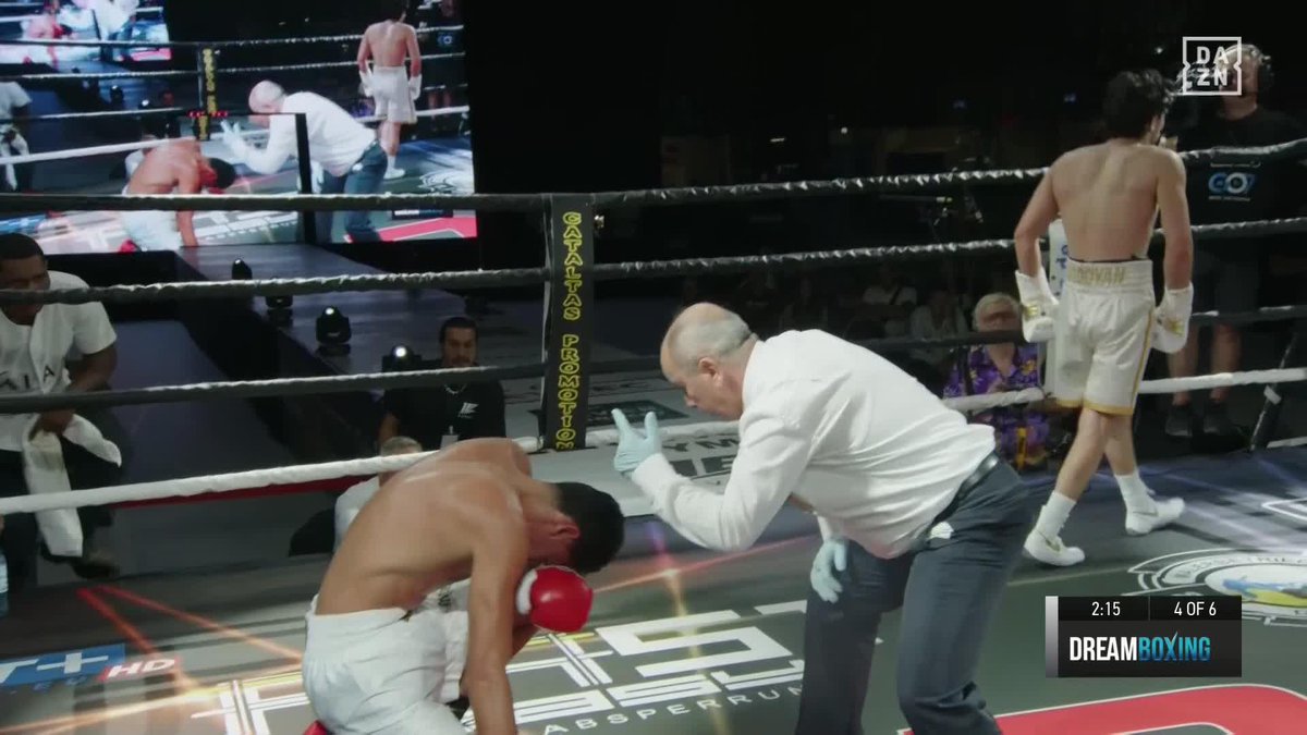 BRUTAL KO 😤 IN ROUND 4 ! #ScullCastillo | Live now on DAZN ▪️