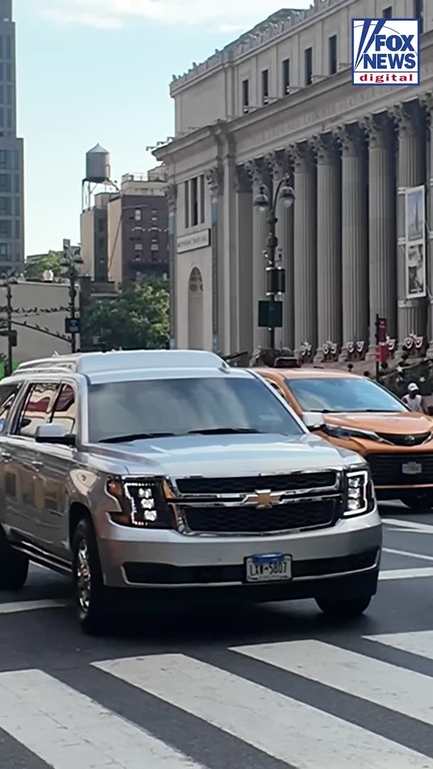 WATCH: Taylor Swift's SUV arrived at Madison Square Garden to roaring cheers from fans gathered outside the iconic venue. The arrival comes as speculation continues to swirl over Swift and Travis Kelce's reported wedding, with nearly 1,000 guests expected to attend the celebration. A slew of A-list stars were also spotted arriving at the world-famous arena.