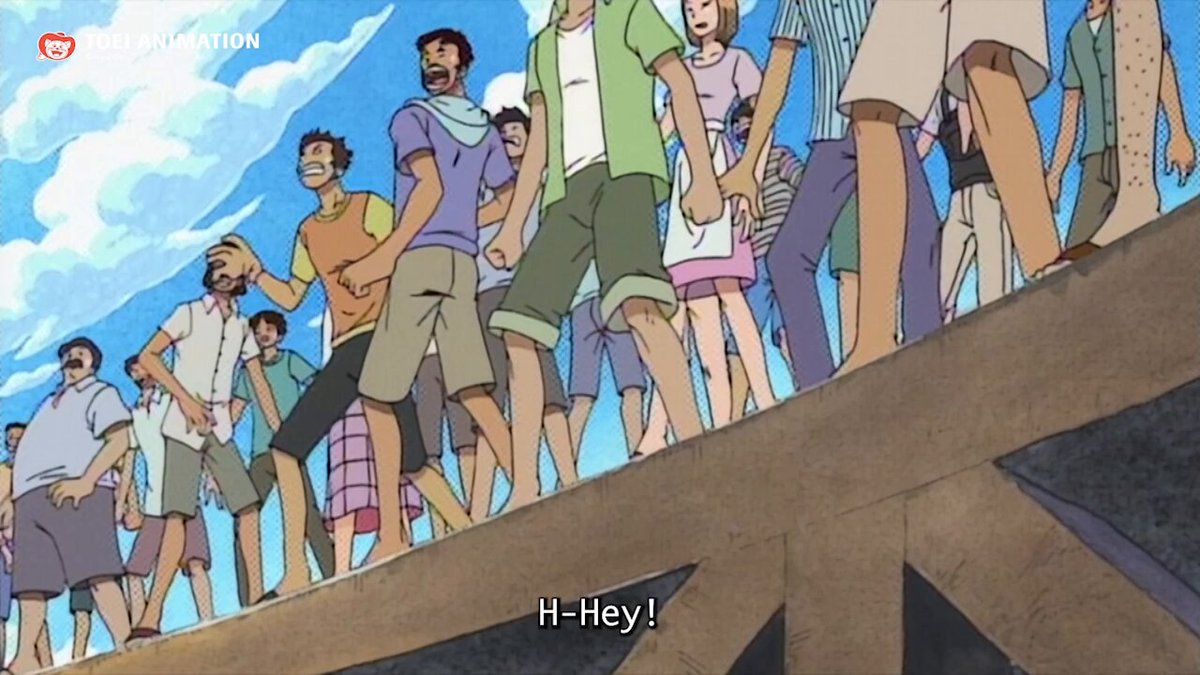 To celebrate Nami's birthday today, we remember this scene showing Nami's goodbye to Cocoyashi Village, the only way she knows how. #ONEPIECE