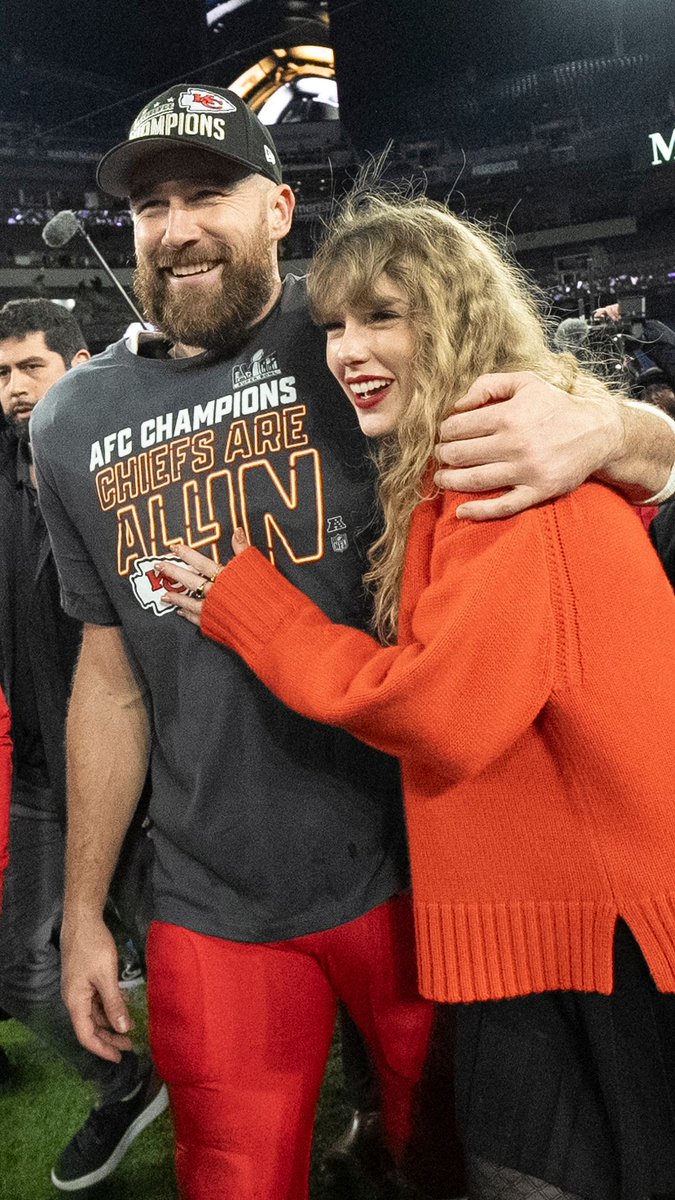 Today is a fairytale! Taylor Swift and Travis Kelce got married and AP was there.