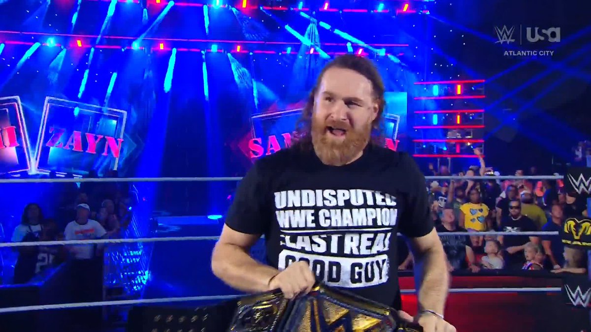 The NEW WWE Champion @samizayn! 🔥