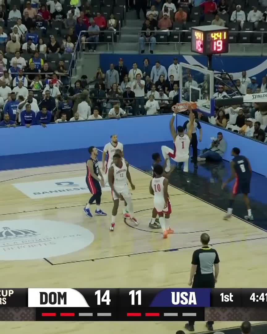 Dunk after dunk after dunk! 🇩🇴💥 #FIBAWC x #StepItUp