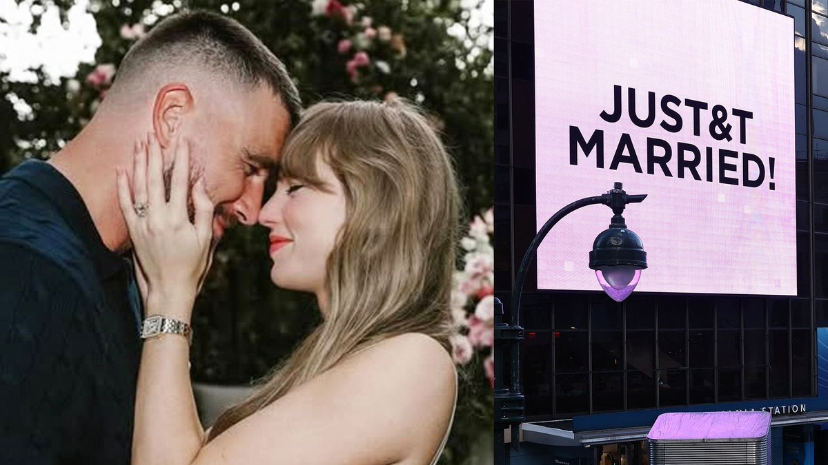 Taylor Swift and Travis Kelce got married in an enchanting wedding at NYC's Madison Square Garden July 3. The couple, who started dating in 2023, got engaged in August 2025.