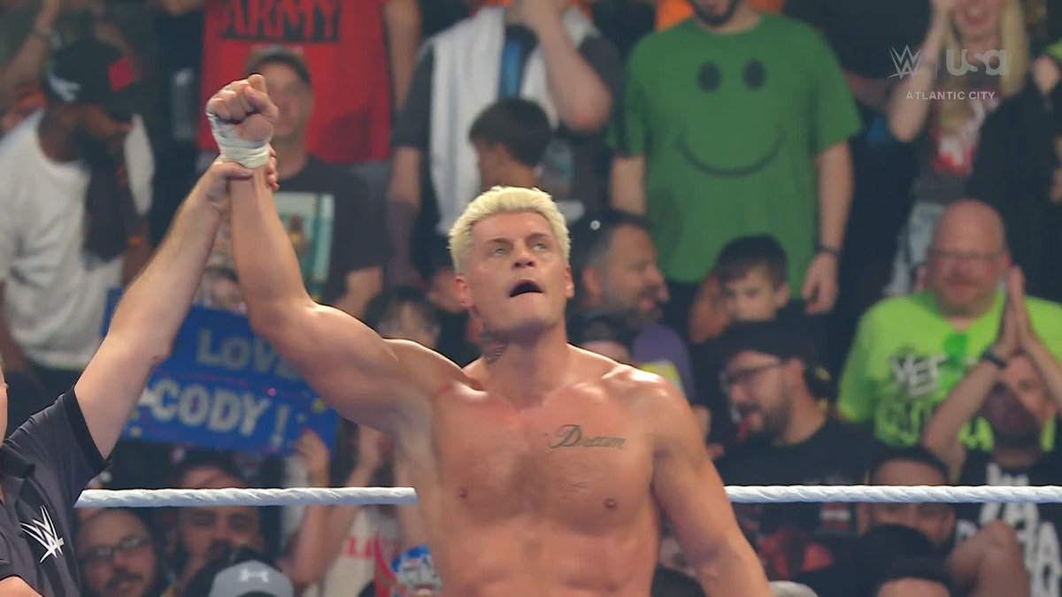 The American Nightmare is No. 1 Contender! 🇺🇸 @codyrhodes will battle @samizayn for the Undisputed WWE Title on Monday Night Raw!
